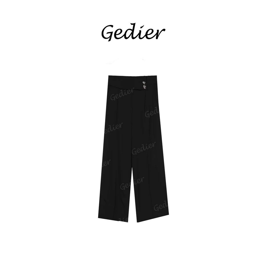 【歌蒂尔】2025夏新品女士经典百搭时尚裤子 KG520290Y