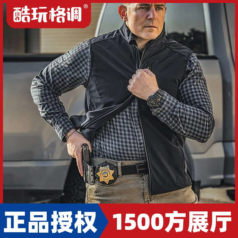 美国Condor户外防风保暖透气软壳上衣马甲防水耐磨背心男士 10616