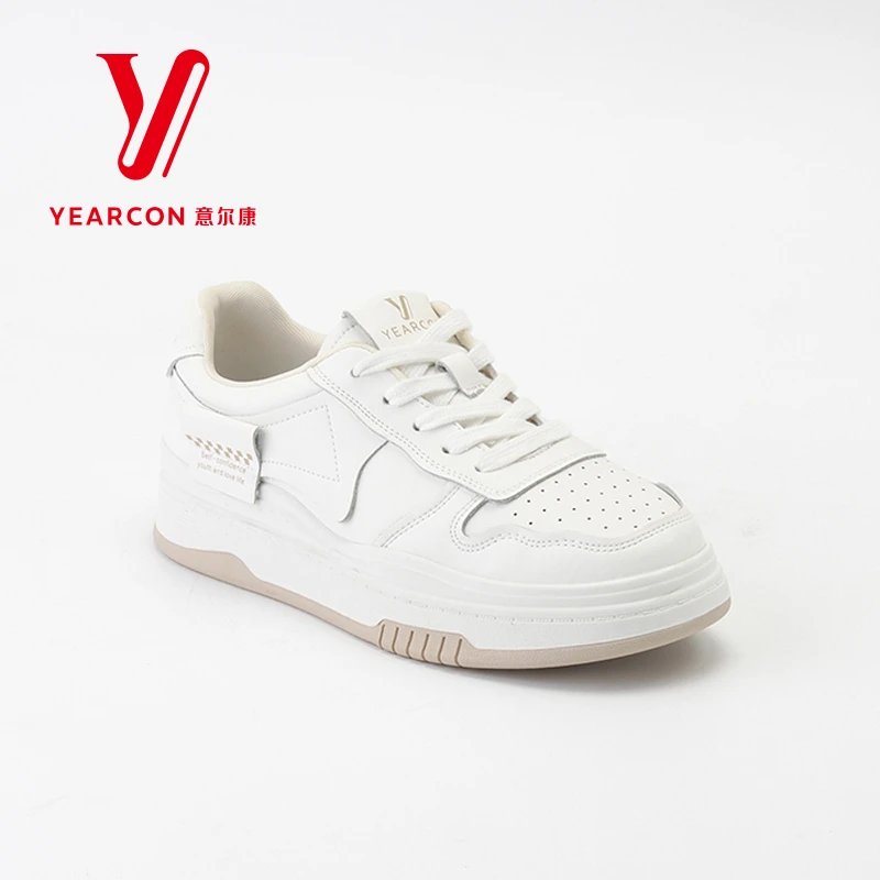 意尔康春季新款女鞋时尚休闲板鞋春秋潮流百搭学生运动鞋49620Y