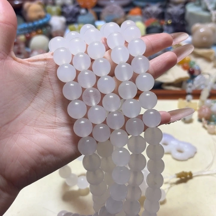 石英岩玉合金手链