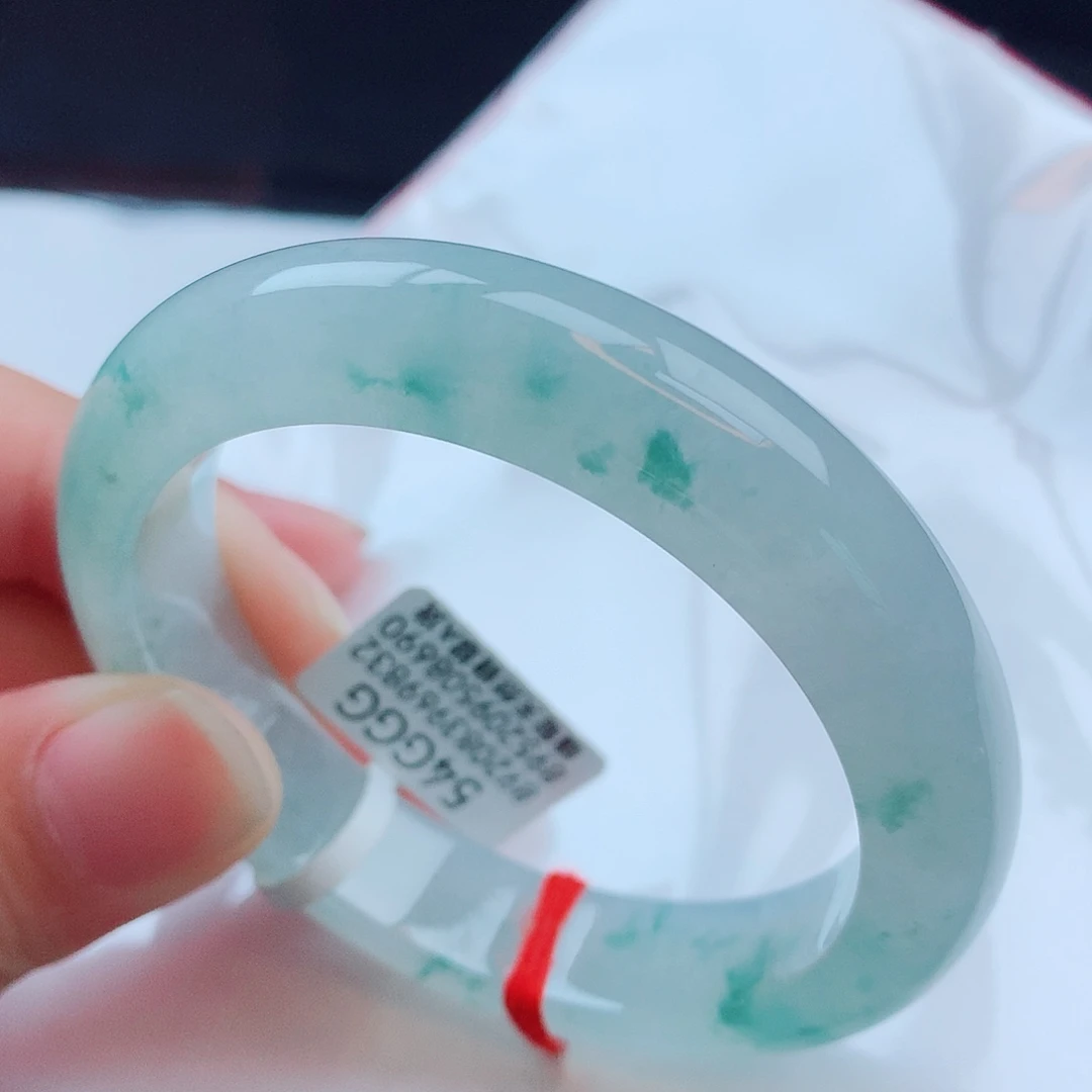 翡翠未镶嵌手镯天然缅甸翡翠A货手镯