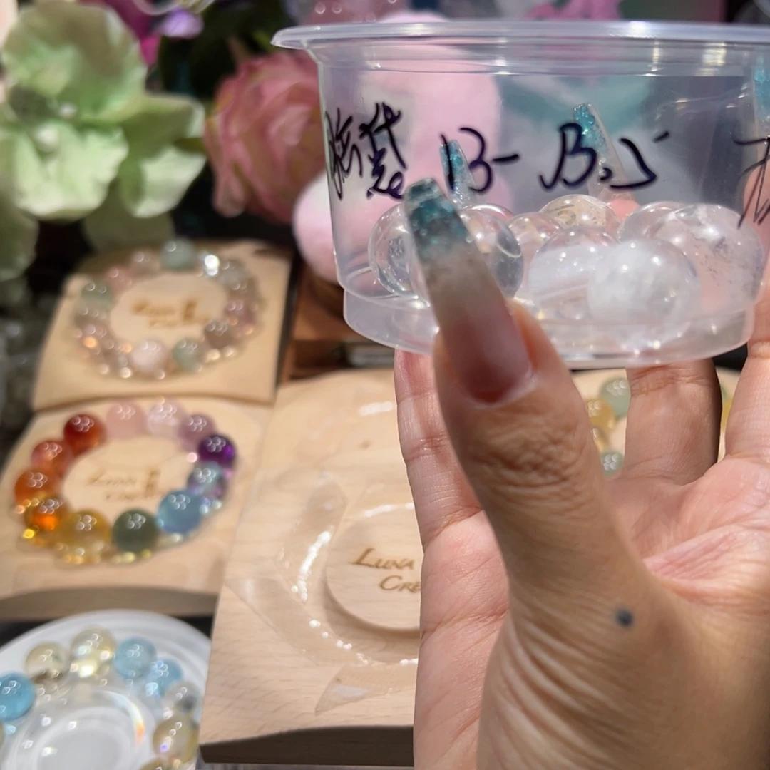 ᥫ***এ烟晶手链银S925镶嵌