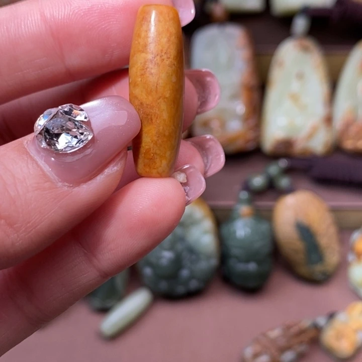 岫岩河磨玉（透闪石质玉）未镶嵌挂件