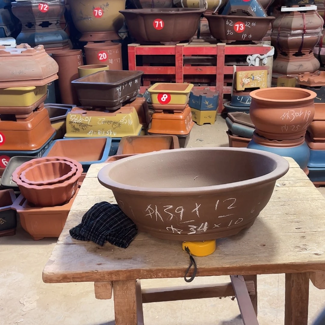 紫砂花盆大碗盆一个