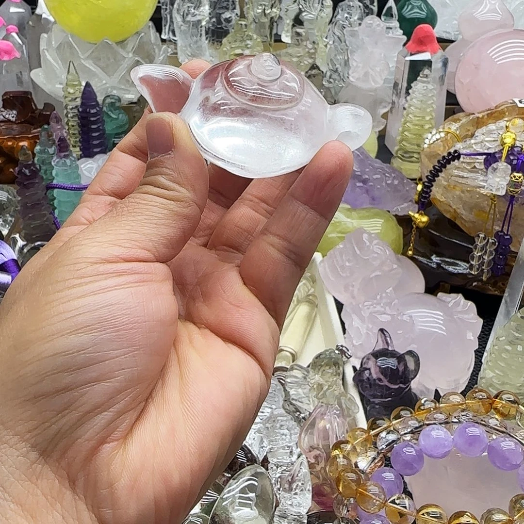 水晶未镶嵌车挂摆件