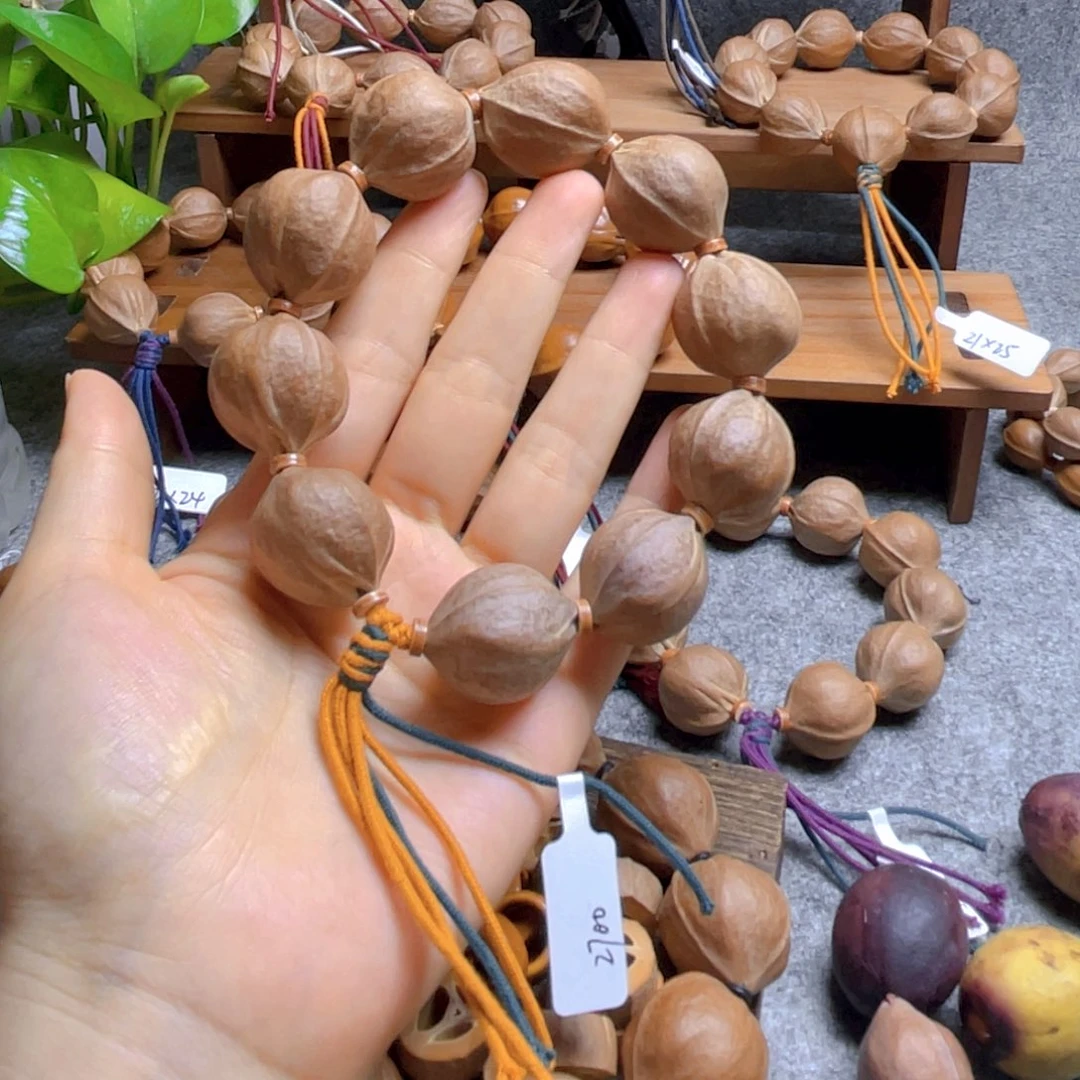明***龙橄榄核手串梅林铁核2326