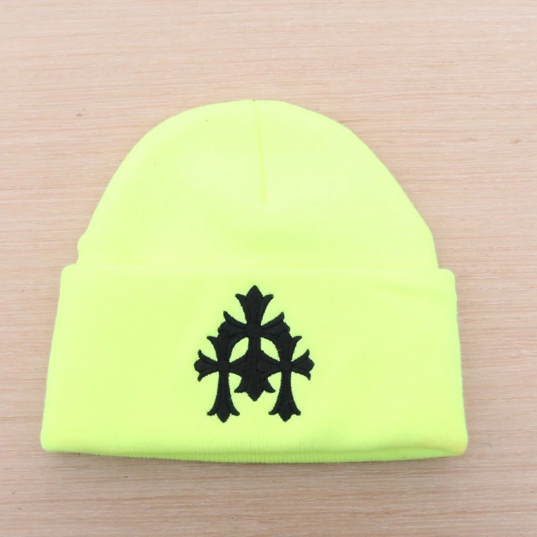 99新 Chrome Hearts/克罗心 小花6欢 腈纶 三十字 刺绣冷帽