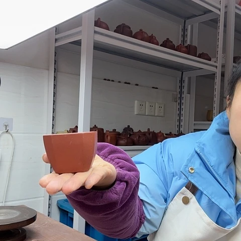 紫砂四方杯四方杯