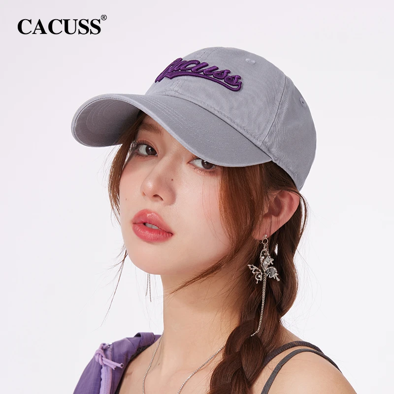 CACUSS潮流新款刺绣大头围棒球帽鸭舌帽nobody帽子夏季时尚百搭