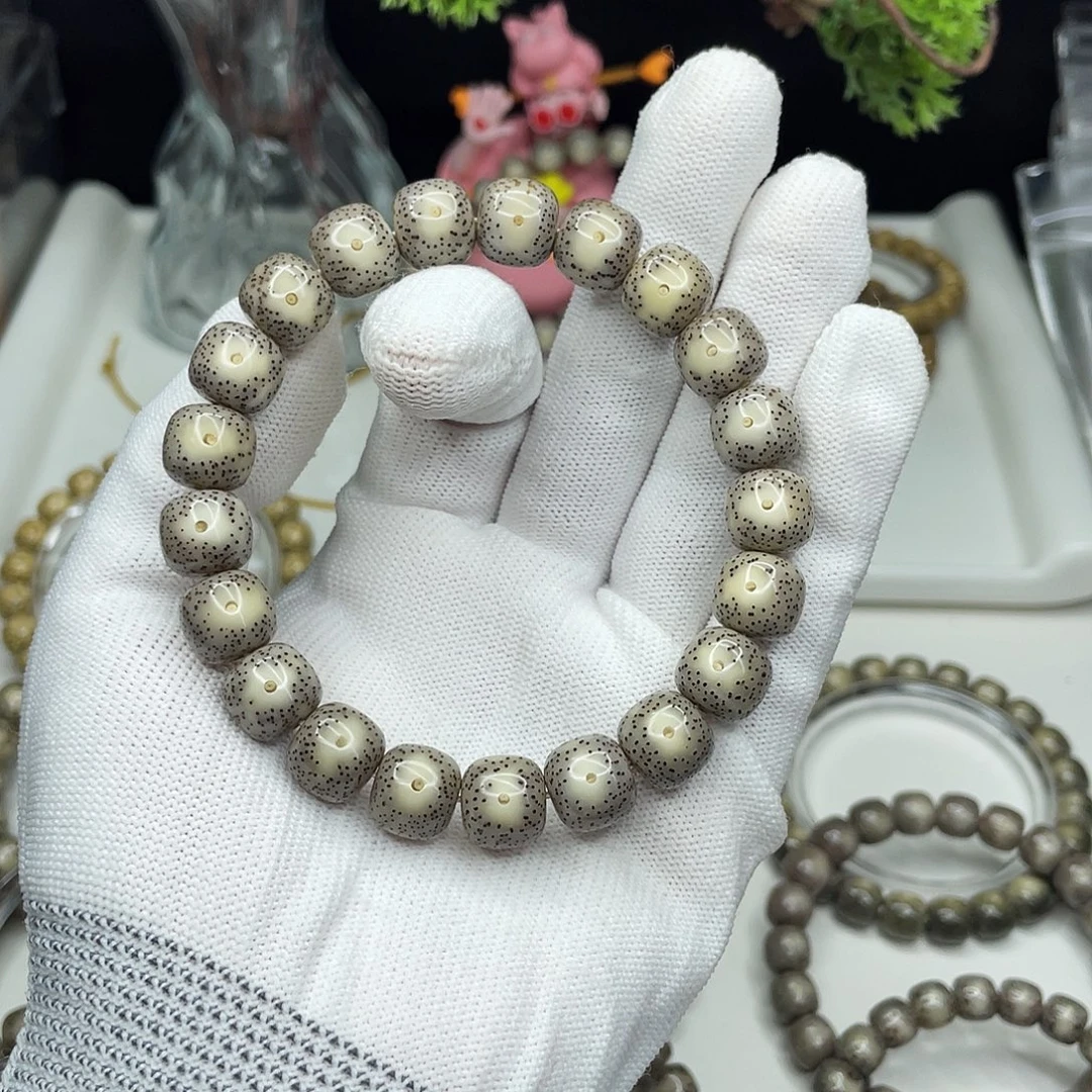手串星月菩提11.5mm 灰冰大眼