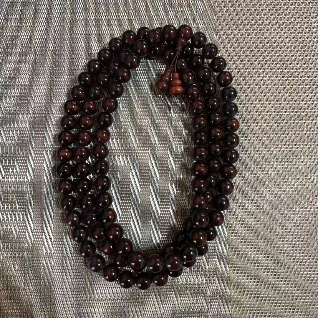 檀木1.0尺寸108颗手串