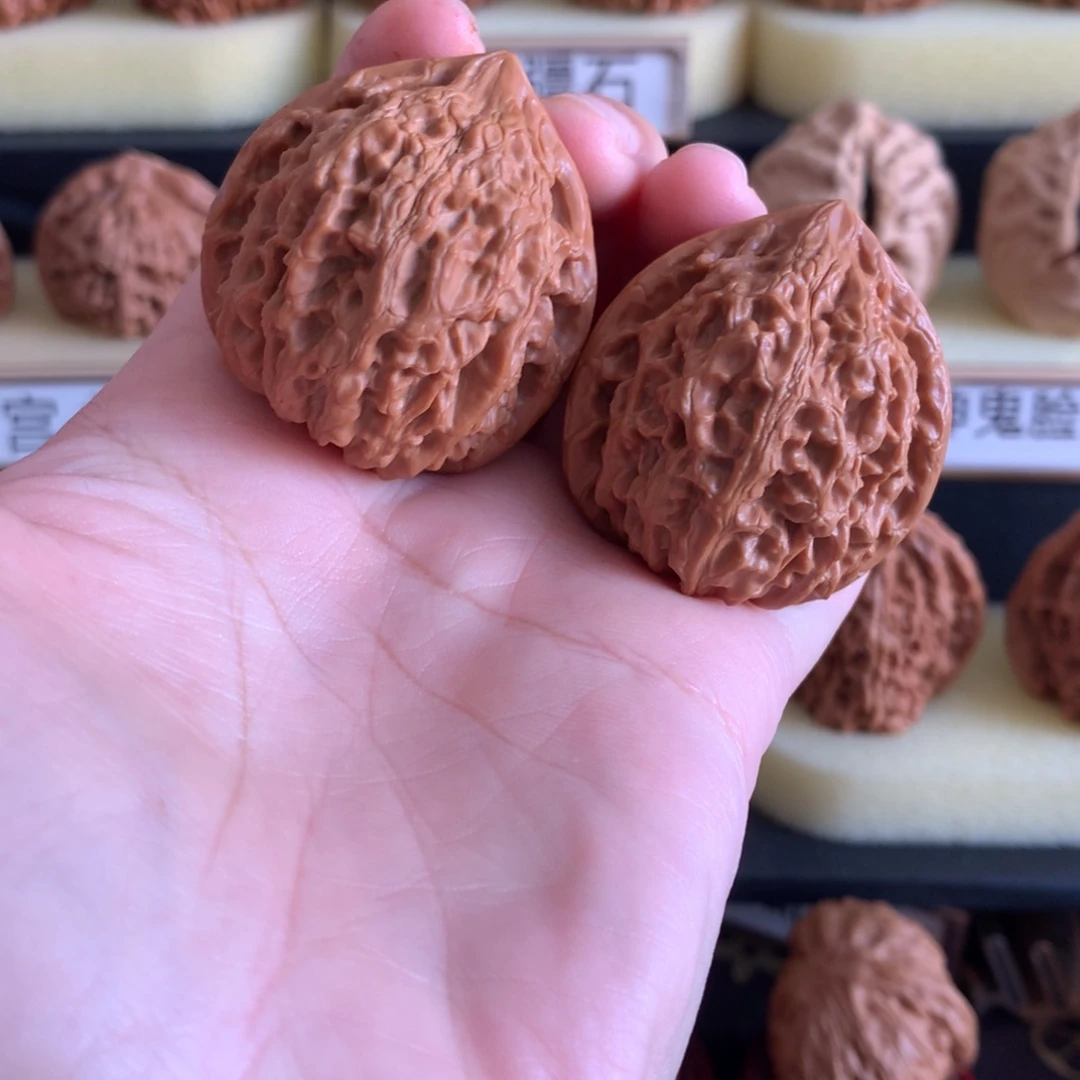 碎***城文玩核桃把件文玩核桃金牛38