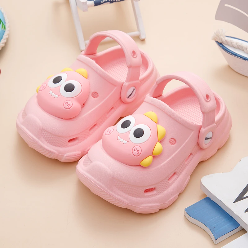 儿童EVA拖鞋夏女宝宝室内软底防滑卡通可爱凉拖鞋男童沙滩洞洞鞋
