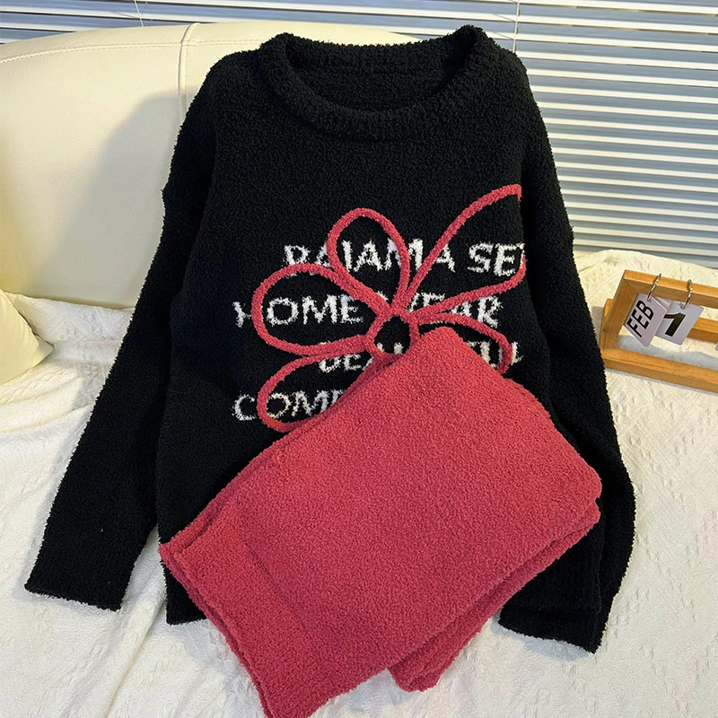 Sifuma/斯服玛《太阳花》睡衣女秋冬软绵绵长袖可出门洋气家居服女