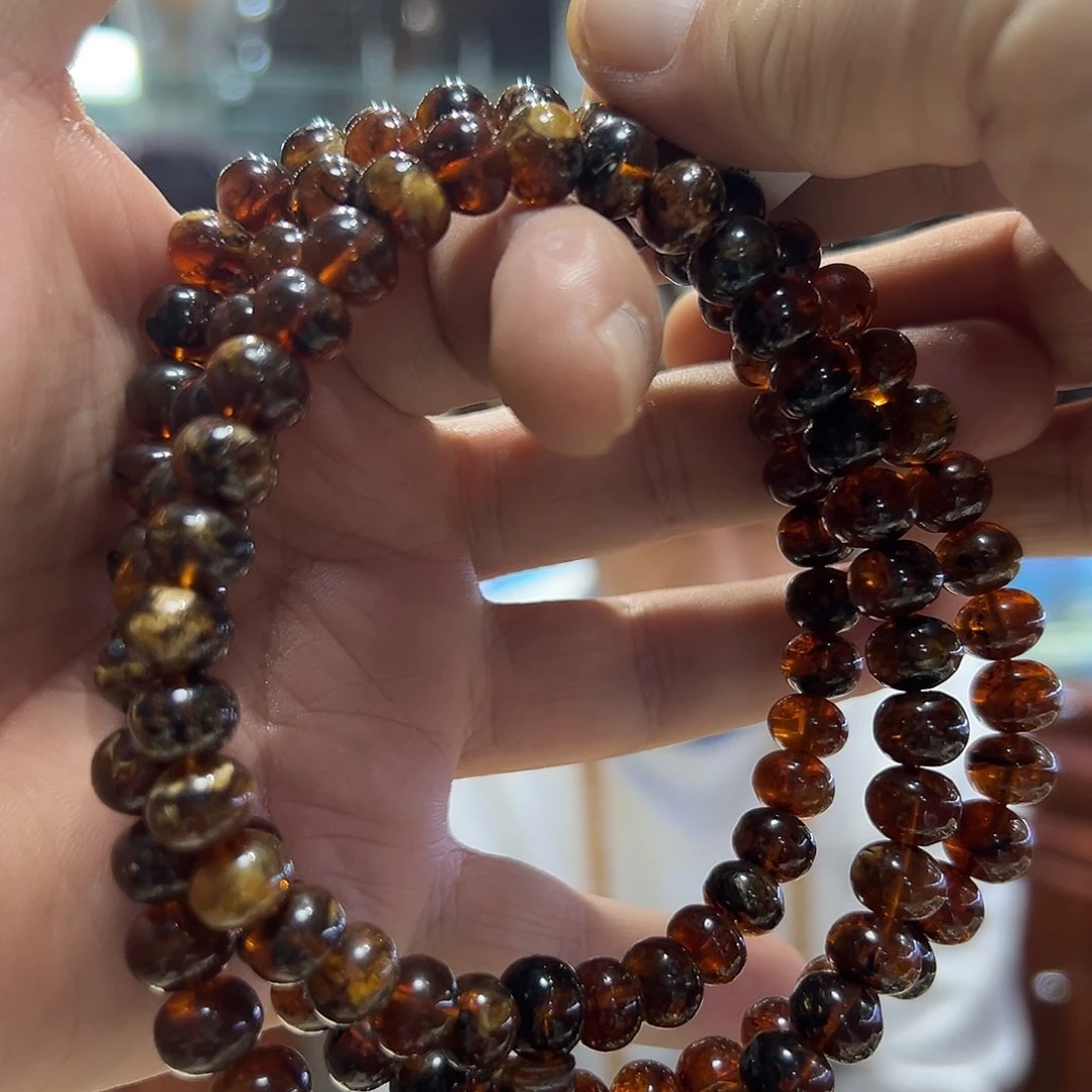 裸石琥珀未镶嵌抚顺4-2