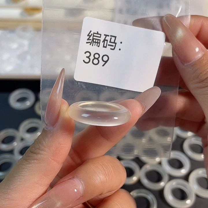 玛瑙/玉髓未镶嵌戒指389港15