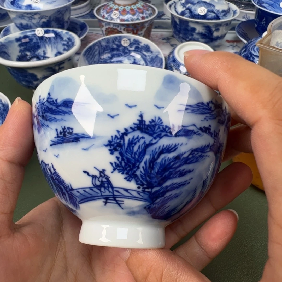 景德镇纯手工纯手绘茶具木木2