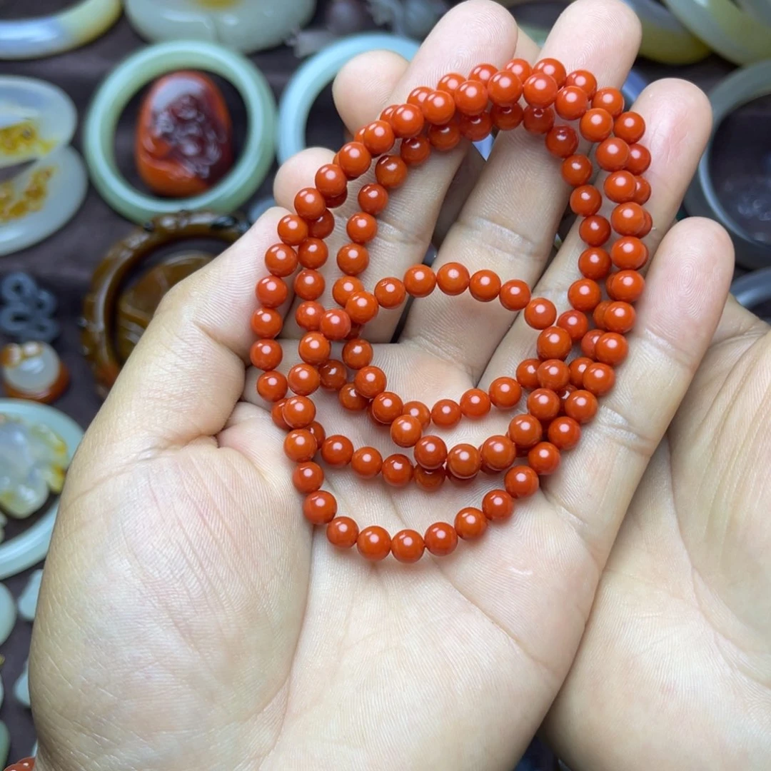 手链未镶嵌南红玛瑙