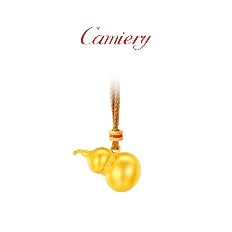 CAMIERY 新中式精致轻奢实心葫芦项链