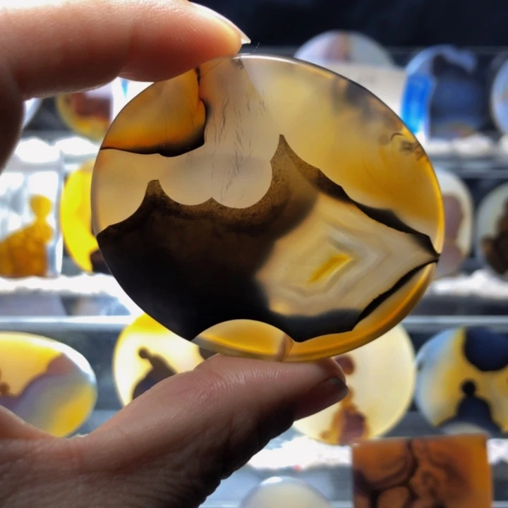 合金玛瑙/玉髓珠宝奇石76