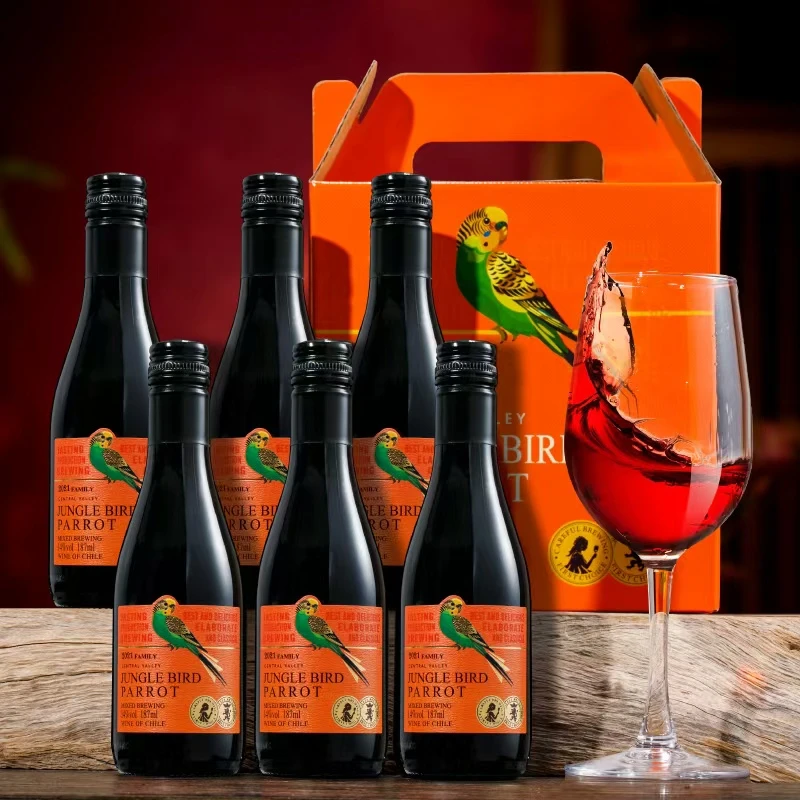 智利进口干红葡萄酒小鹦鹉葡萄酒丛林之鸟鹦鹉葡萄酒14°