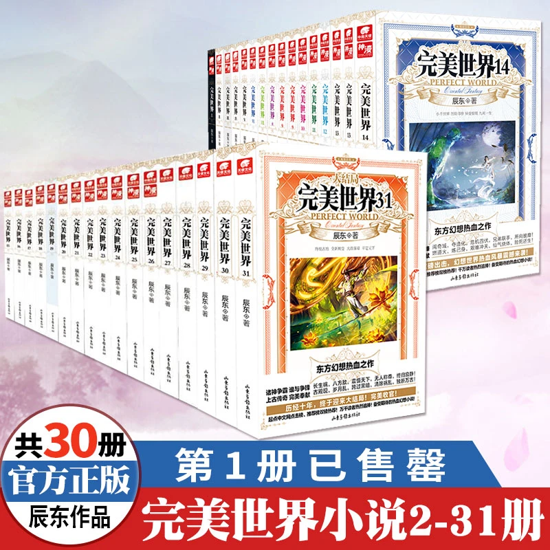 【官方正版】完美世界小说全套1-29-30-31册全集辰东人气玄幻小说dr