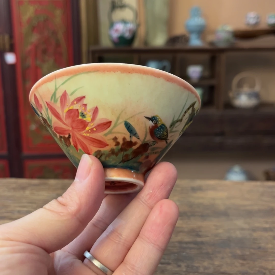 柴烧手工手绘陶瓷