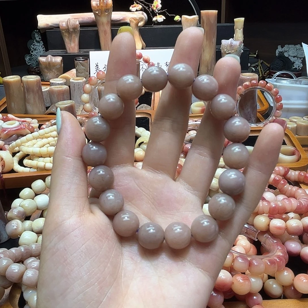 石英石铁合金12紫血圆珠