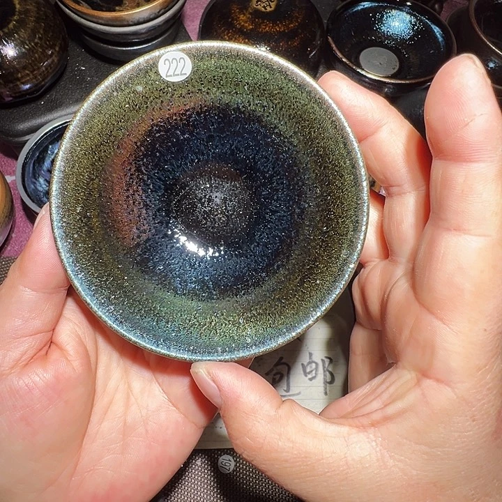 茶盏开**闲建窑建盏茶器222