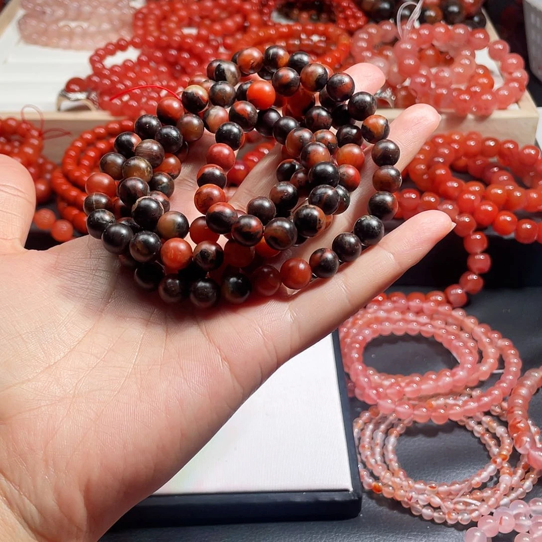 企***鹅手链未镶嵌南红玛瑙