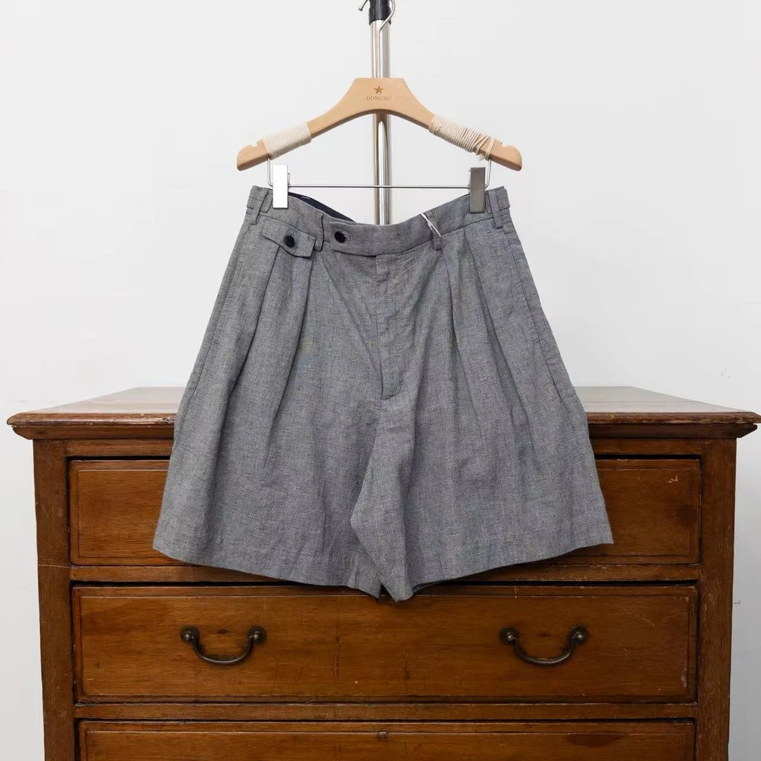 ini 透气棉麻休闲短裤 XX101 DM25F182