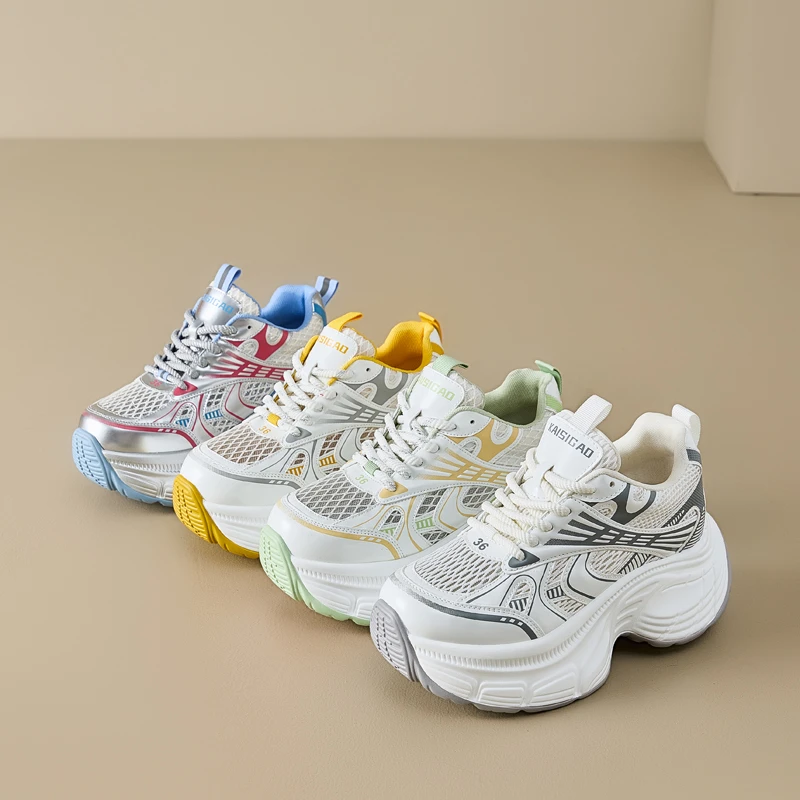 老爹鞋内增高增高圆头时尚休闲鞋ins松糕鞋休闲鞋8733百搭夏季