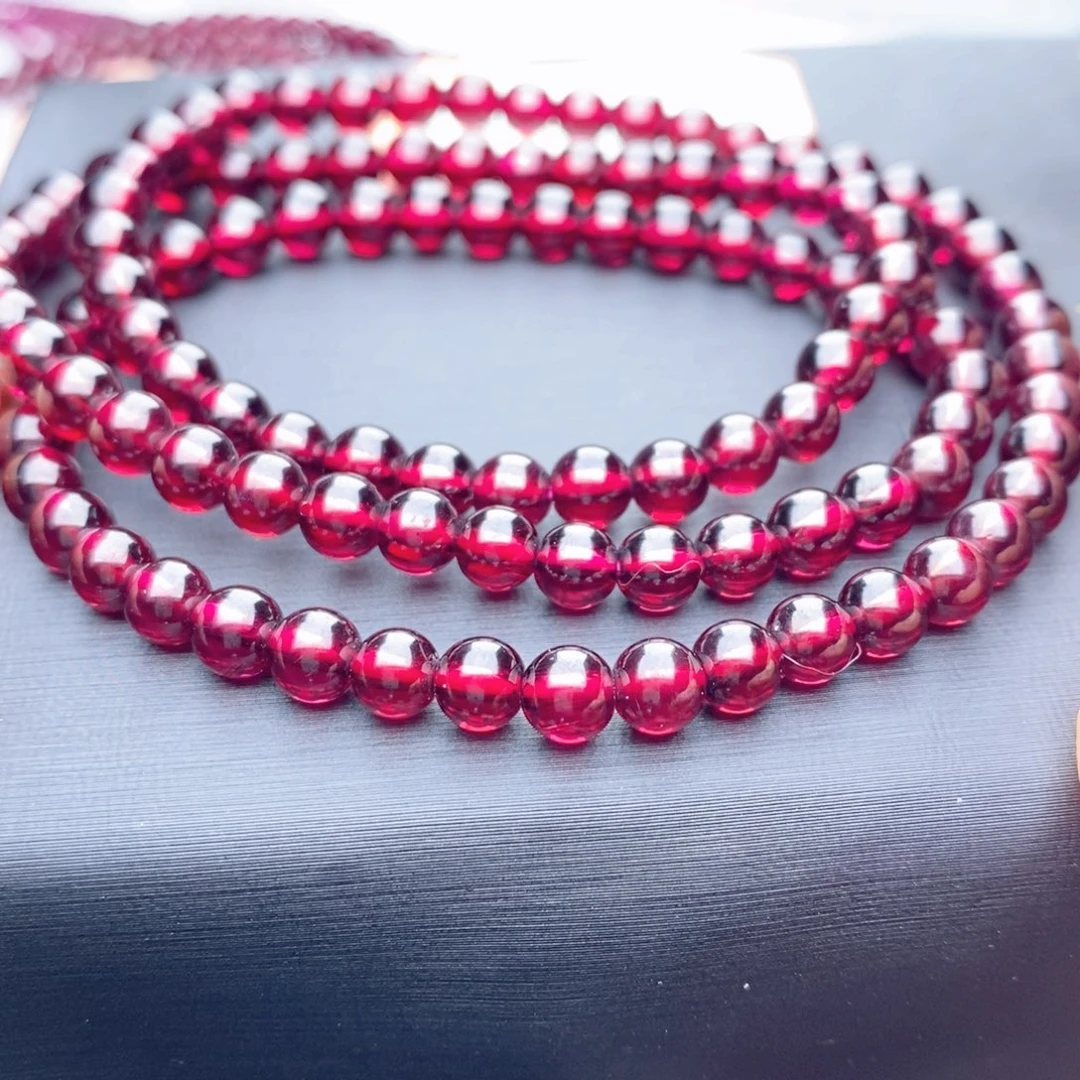 石榴石手链未镶嵌5.2星光石大楼