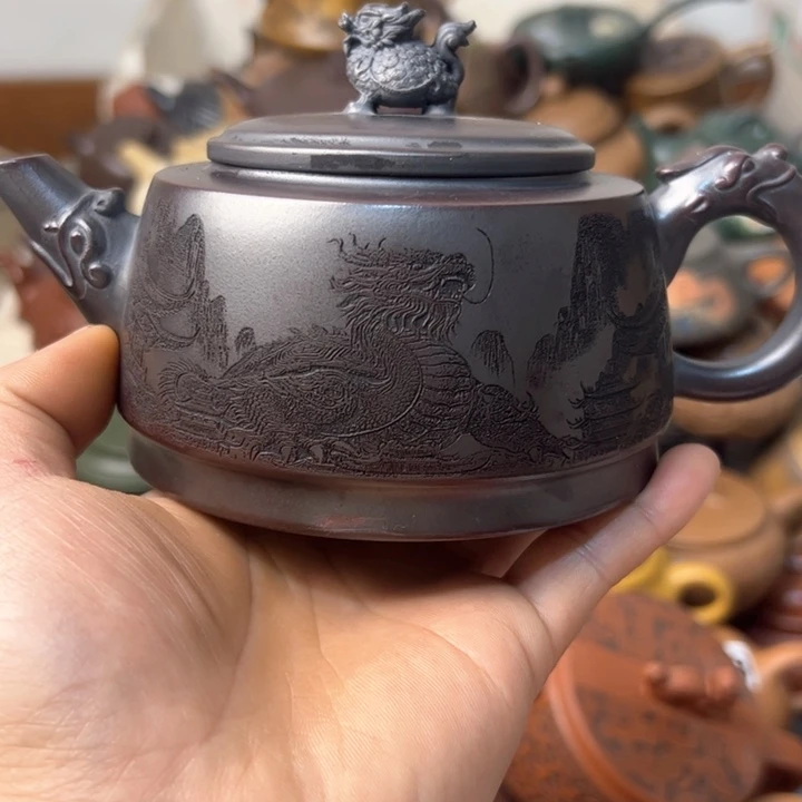 紫砂茶壶紫砂壶底部划痕