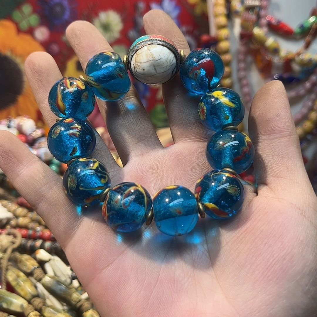 素***儿琉璃卡18蓝色凤眼琉璃一条