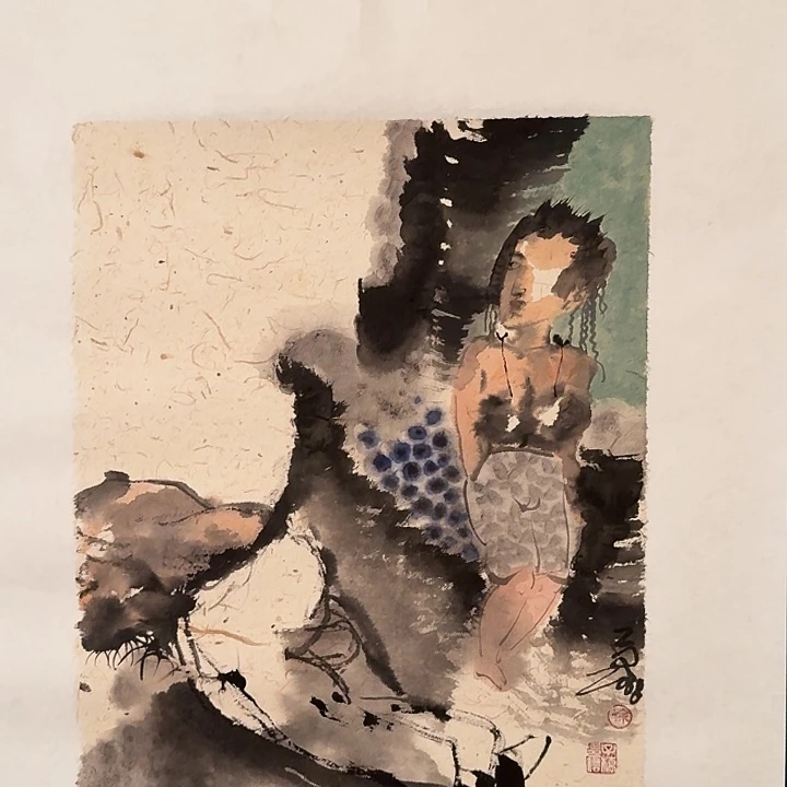 国画徐老师作品画作