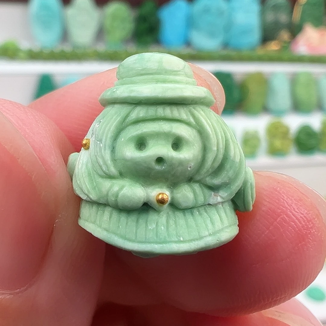 绿松石未镶嵌吊坠(不含链)