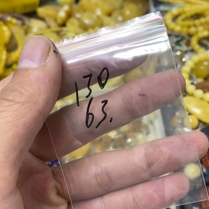 ****子裸石蜜蜡未镶嵌手串