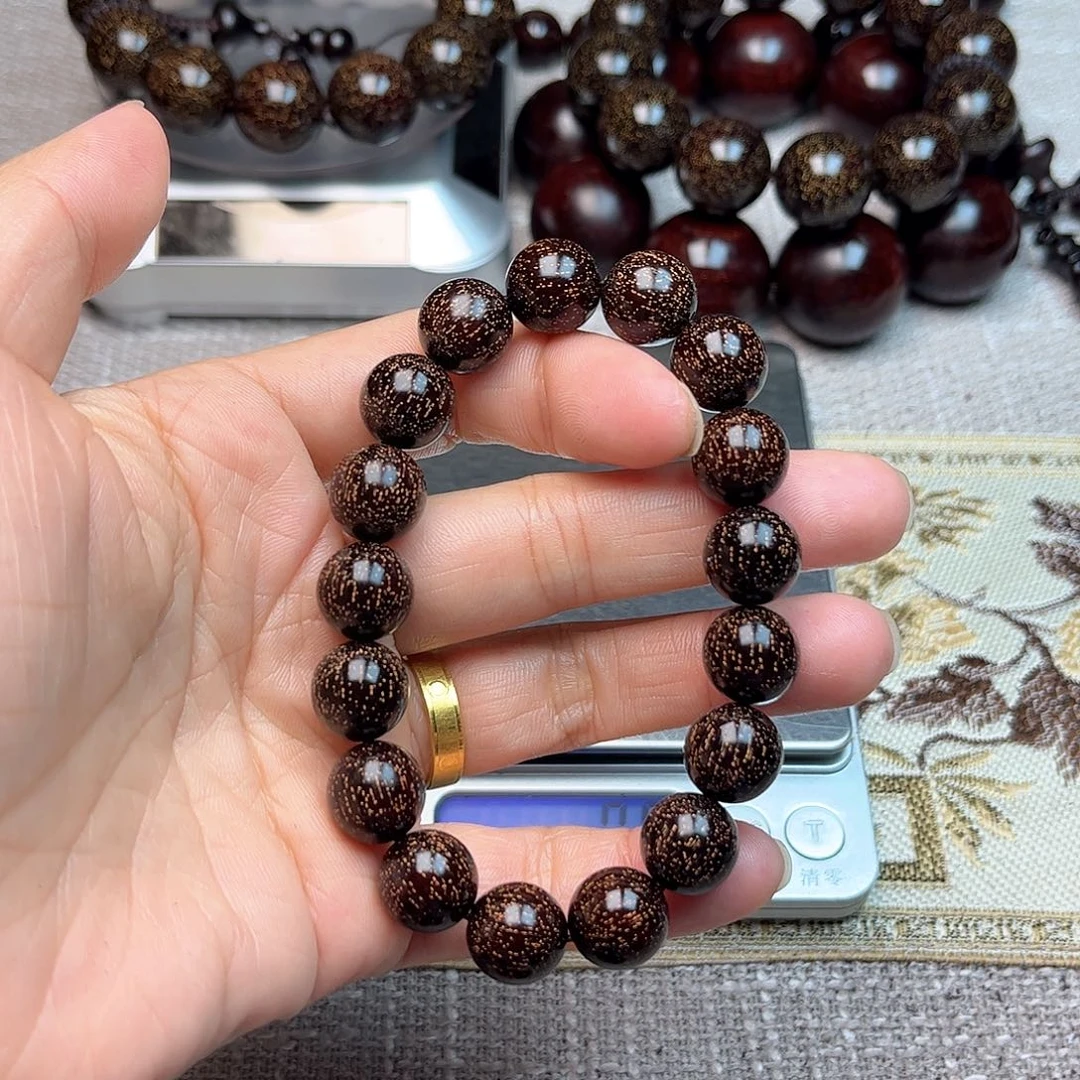 檀香紫檀（小叶紫檀）1.2 17颗 爆星