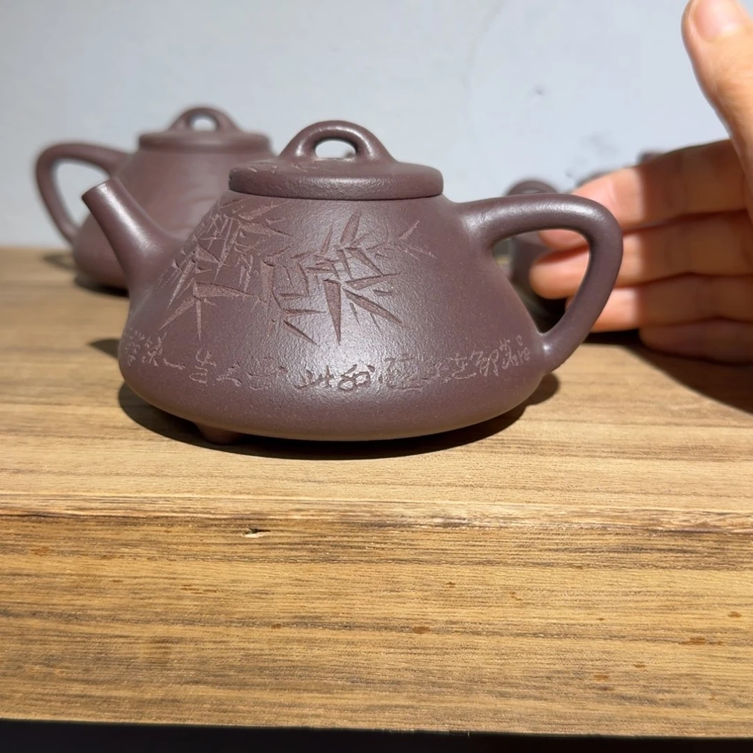 紫泥茶壶天青200毫升左右