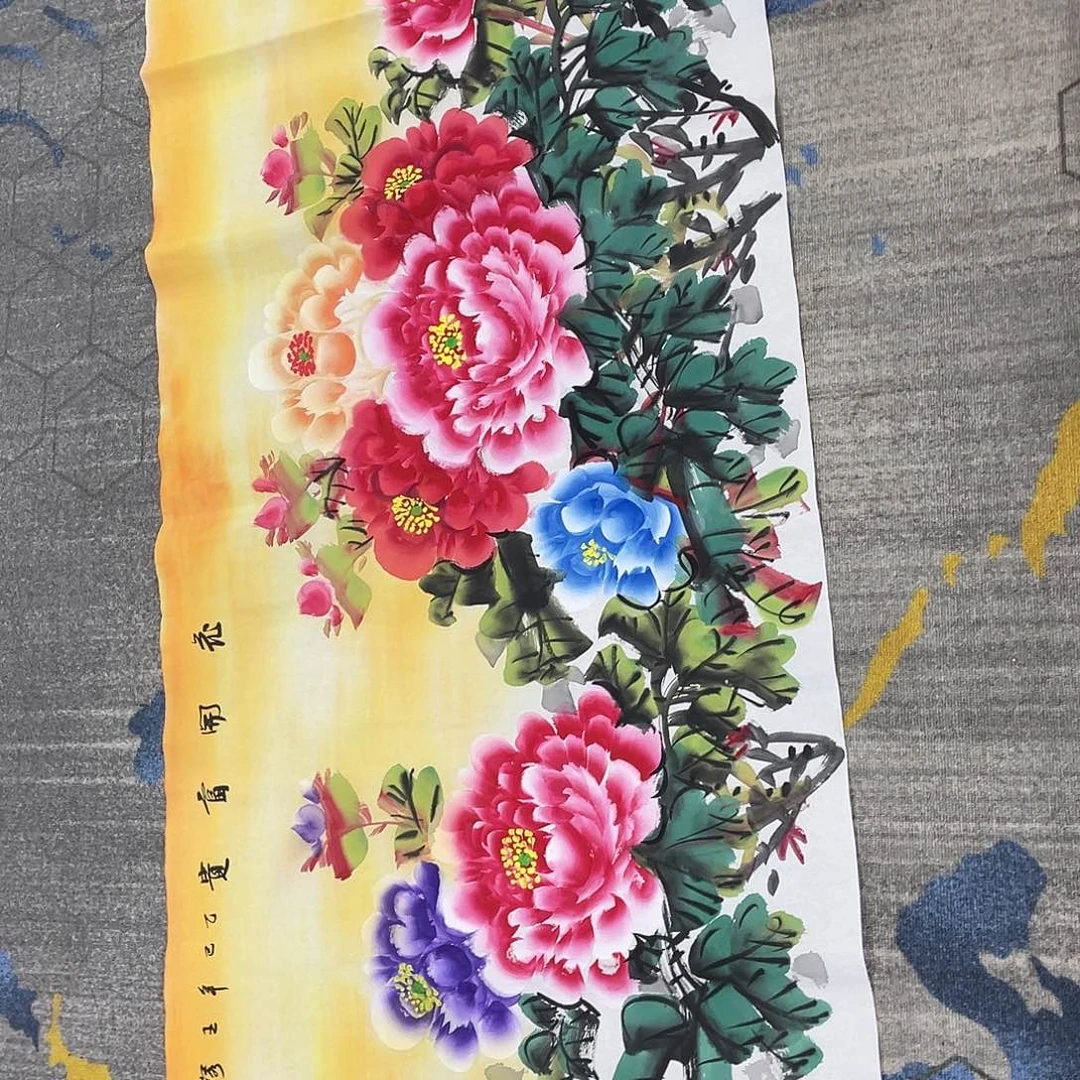 真人名画手工手绘