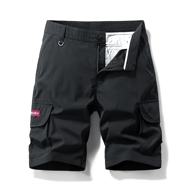工装裤透气休闲宽松多口袋夏季男士短裤潮牌五分裤薄款高级感裤子