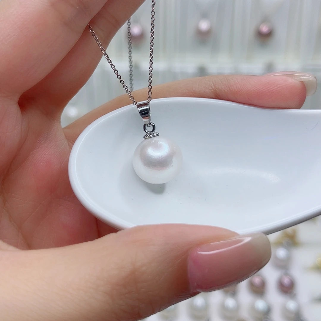 淡水珍珠未镶嵌吊坠(赠链)