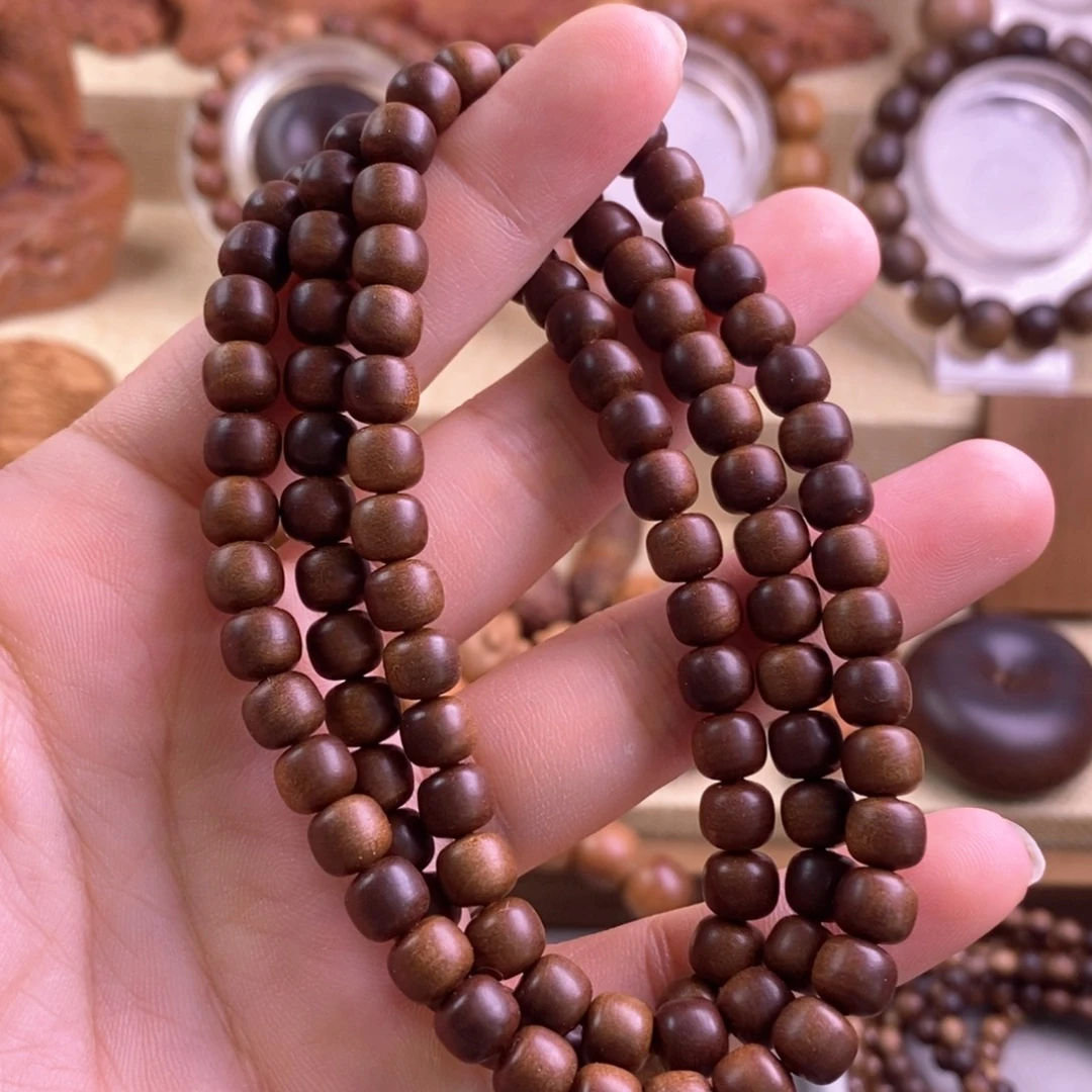 手串/手链檀香木老山檀6*7*108