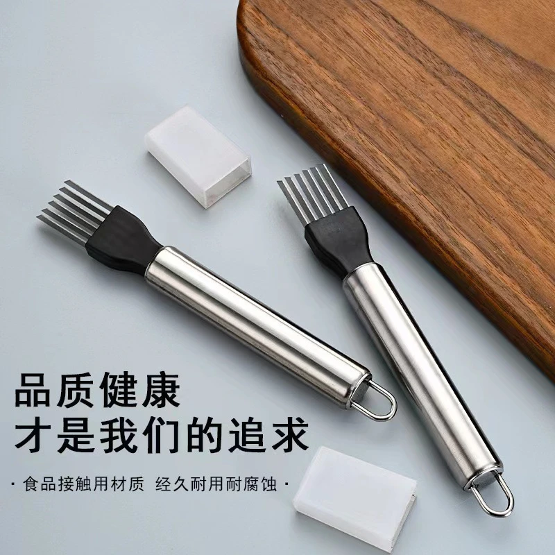 【套装】切葱丝神器不锈钢多功能厨房用超细护手刨丝刀切葱刀切葱器