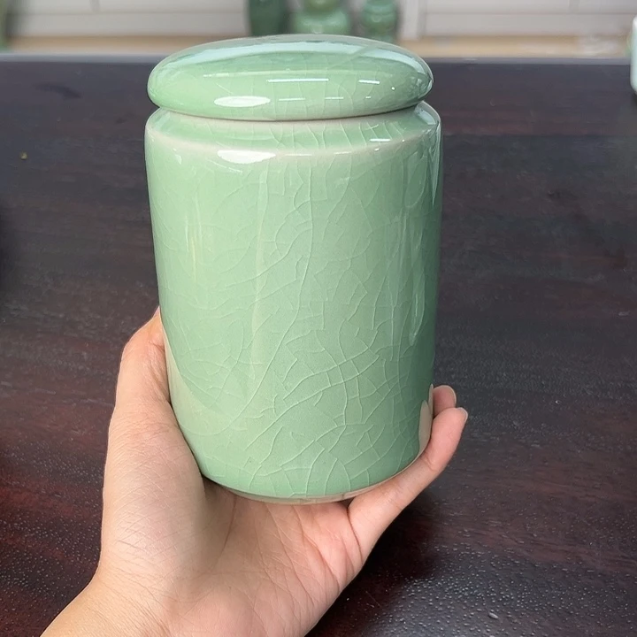 龙泉云间青瓷小米茶器