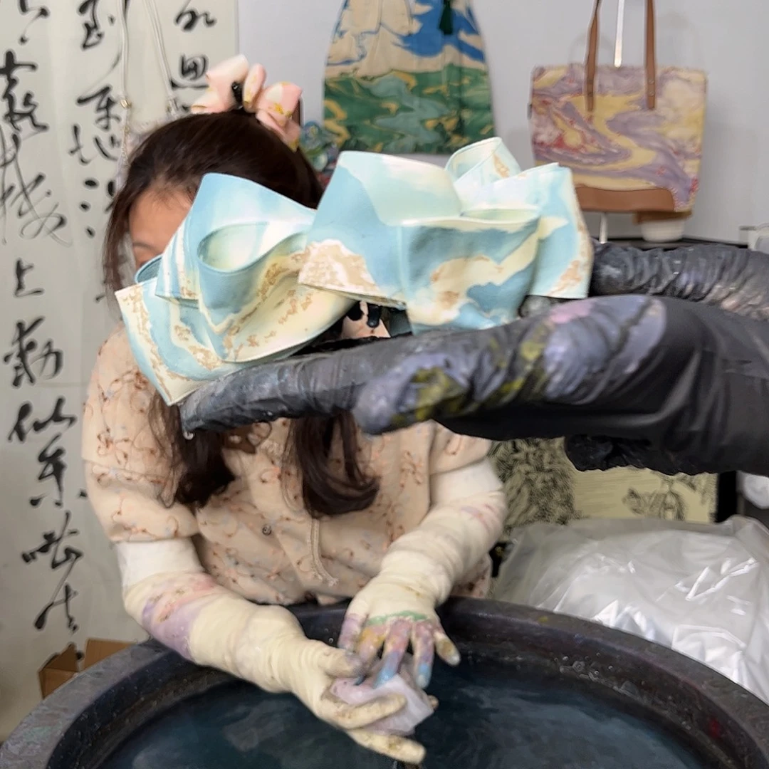 布艺非金属425香蕉夹手作雪落色