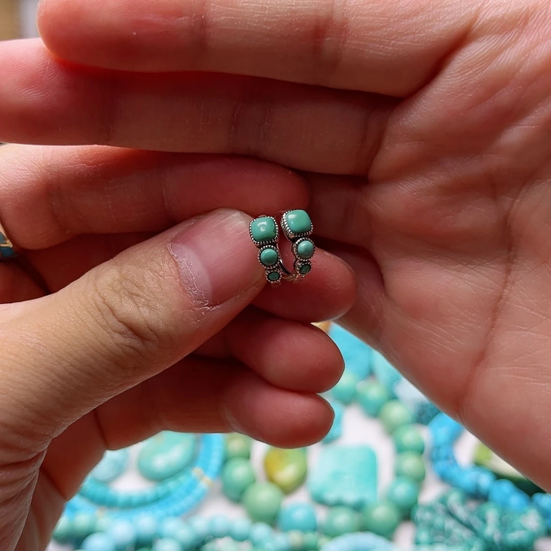 绿松石珠宝奇石未镶嵌