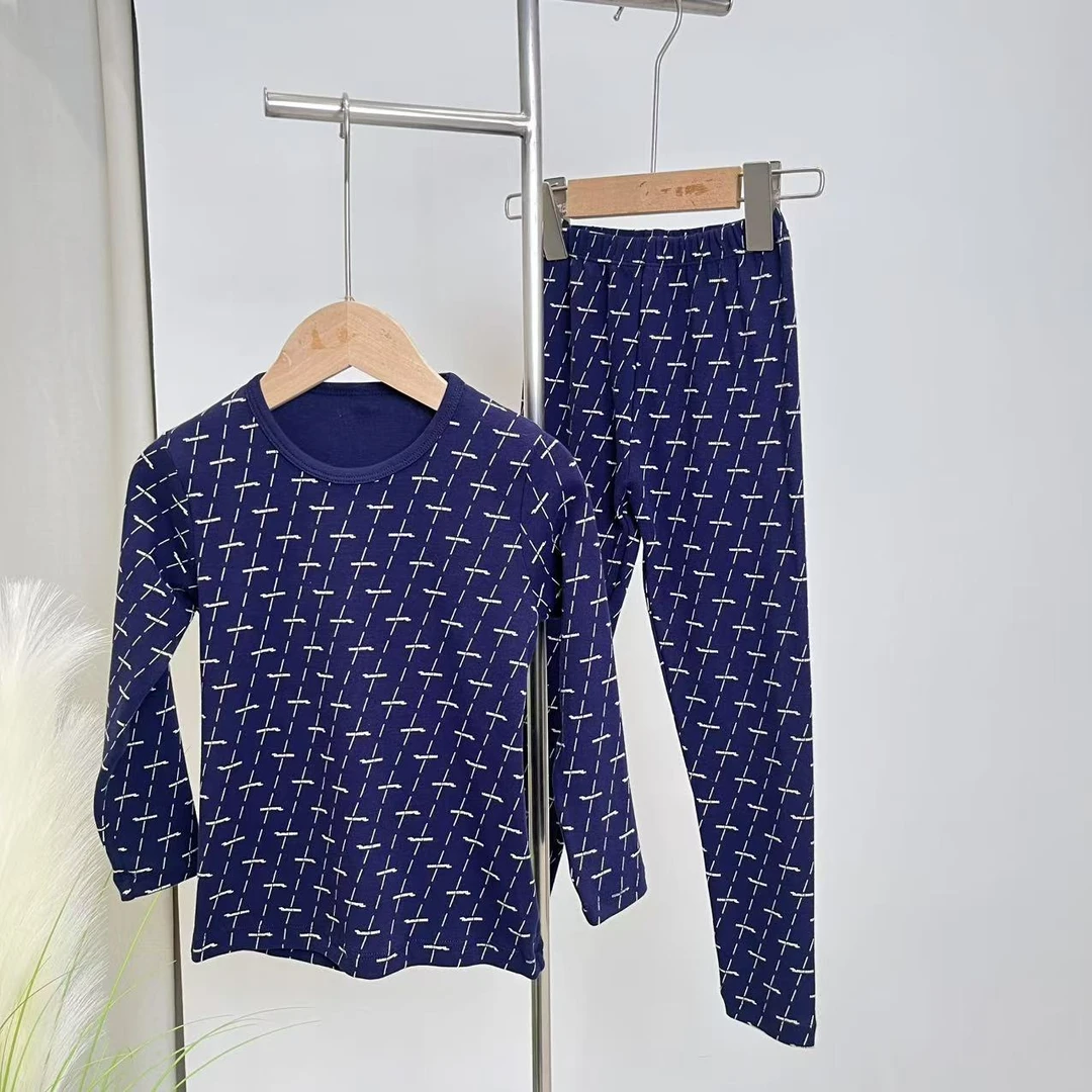 秋冬家居服套装藏青色 9012舒系