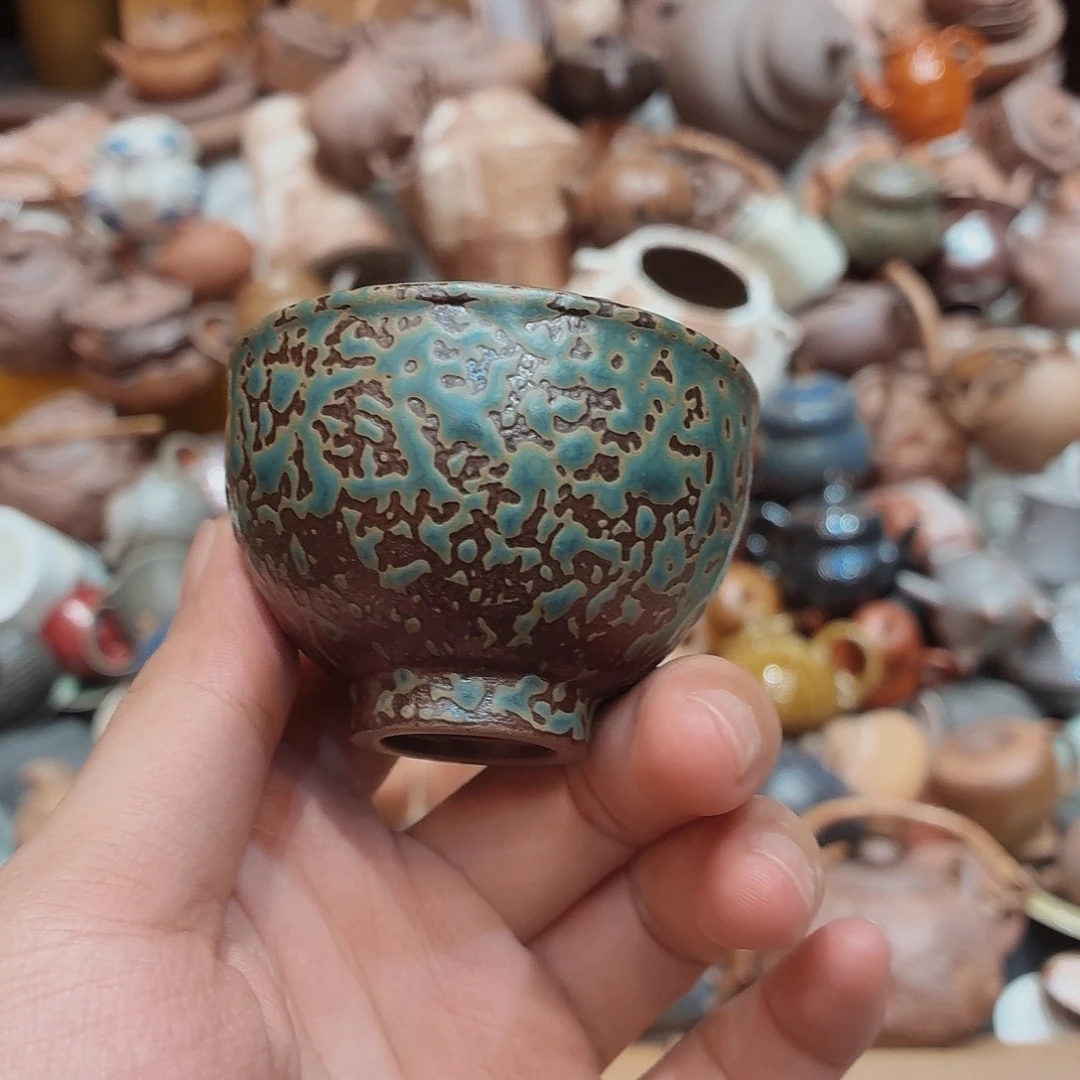 柴烧老岩泥高温茶器皿